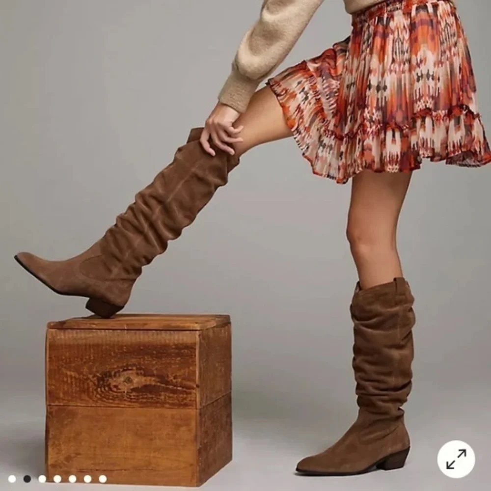 Anthropologie Tall Scrunch Boots - Picture 2 of 7